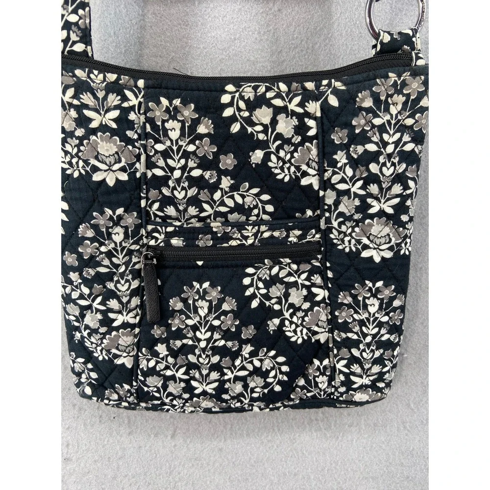 Vera Bradley Purse Handbag + Wallet Chandelier Noir Crossbody Adjustable Strap‎
